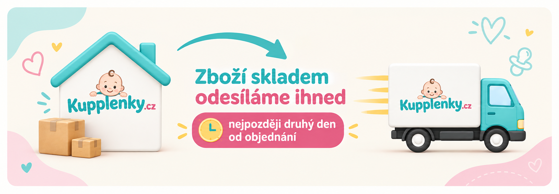 Zboží skladem, odesíláme ihned